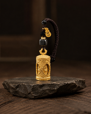 Spinning Buddha Key Charm