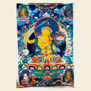 Manjushri Silk Print (yellow) Consecrated