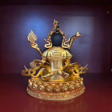 Tải hình ảnh vào trình xem Thư viện, Red Dzhambhala Statue - Medium Consecrated