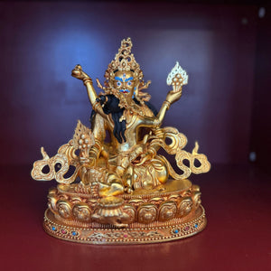 Red Dzhambhala Statue - Medium Consecrated