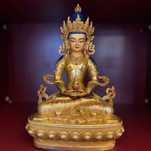 Load image into Gallery viewer, Amitayus Golden Statue (Consecrated)