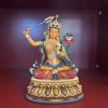 Tải hình ảnh vào trình xem Thư viện, Hand-Painted Manjushri Statue (Consecrated)