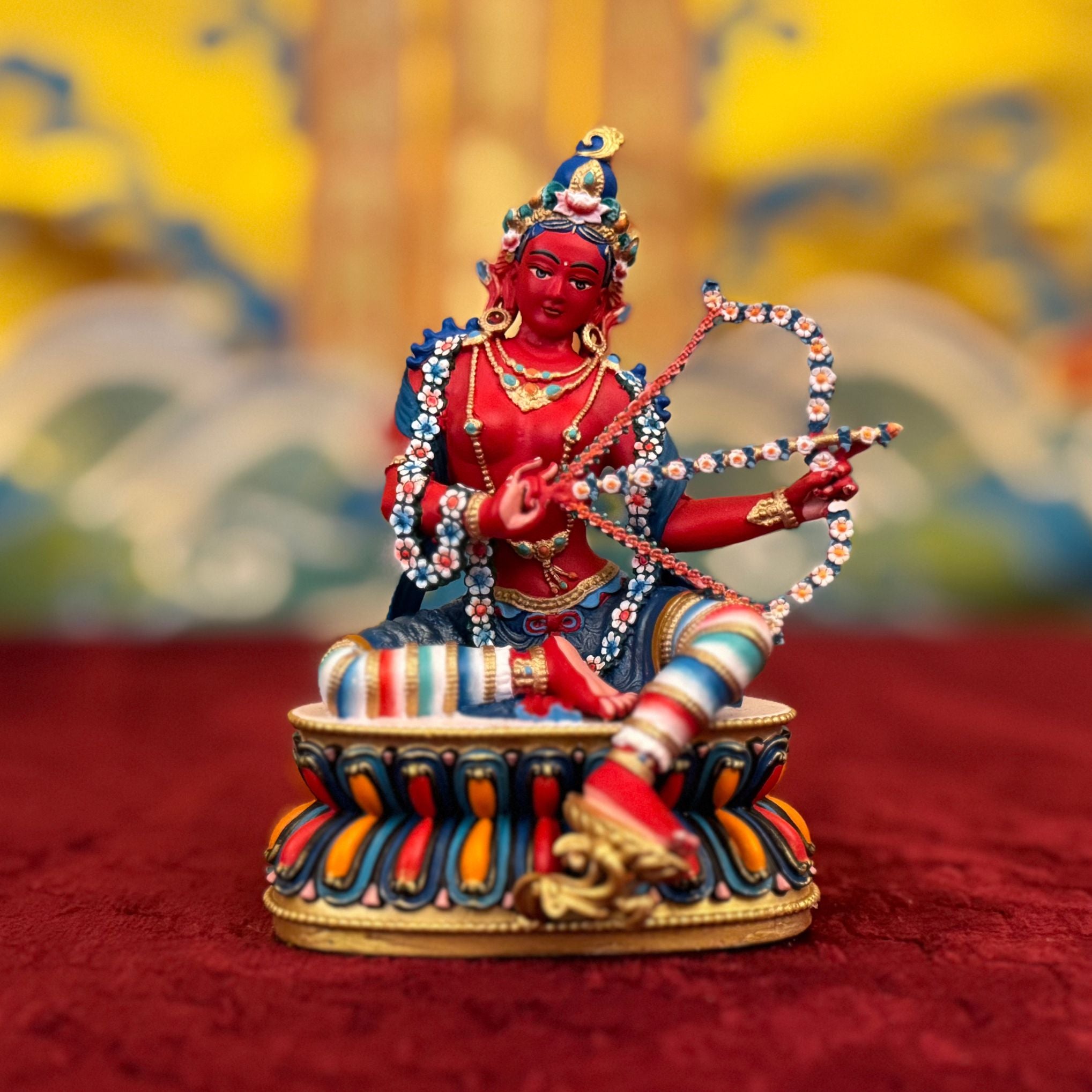 Kurukulla Statue - Hand-painted Colored (Consecrated)