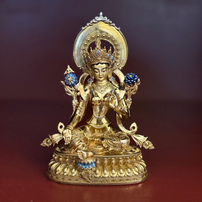 Green Tara Statue - 12cm (Consecrated)