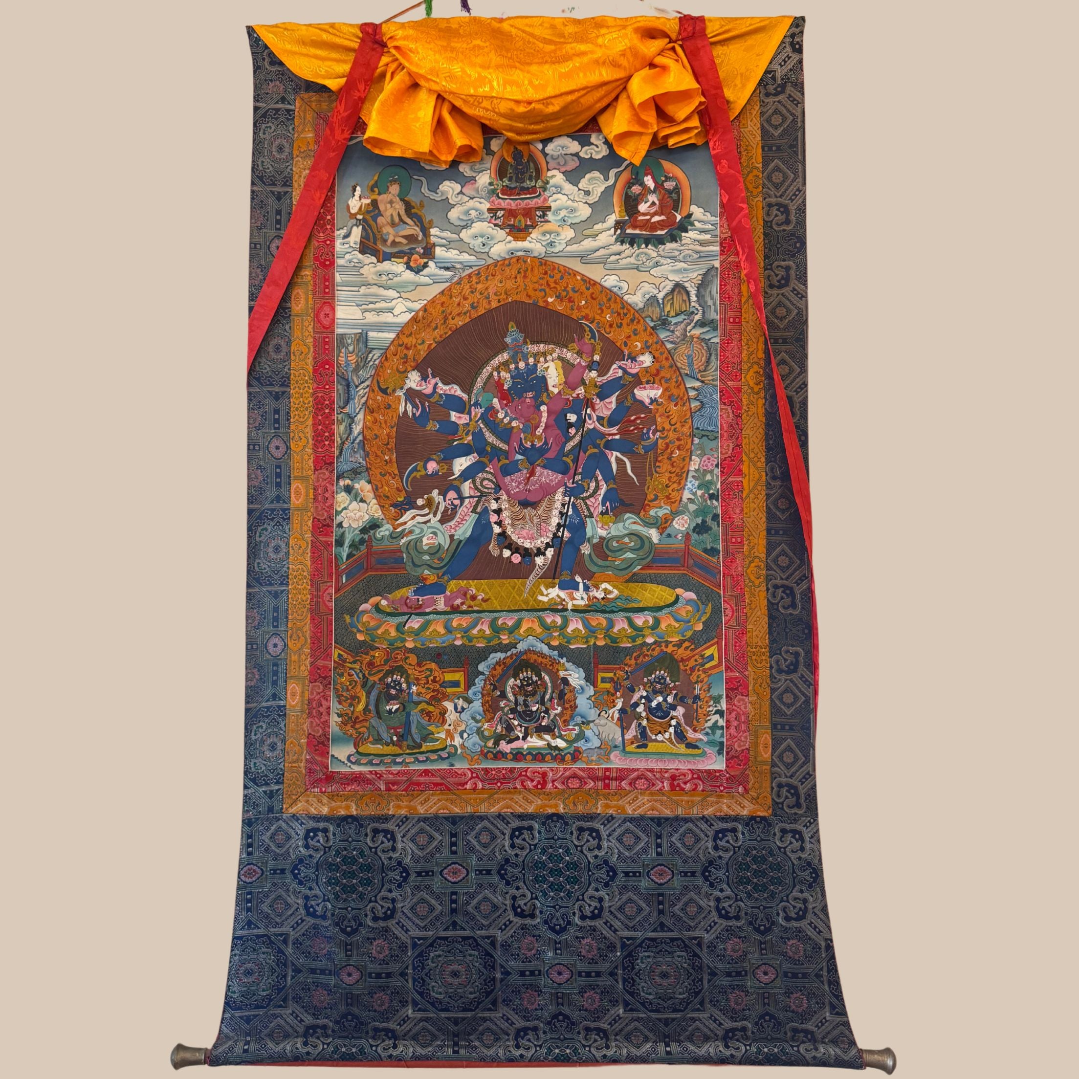 Consecrated Chakrasamvara Thangka - HandPainted