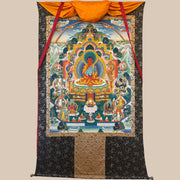 Consecrated Amitabha Thangka- Handpainted