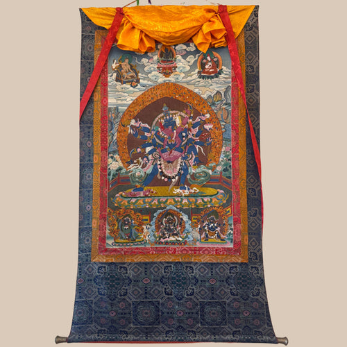 Consecrated Chakrasamvara Thangka - HandPainted