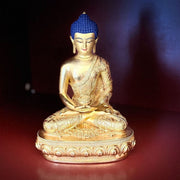 Amitabha Statue - 7" Golden (Consecrated)