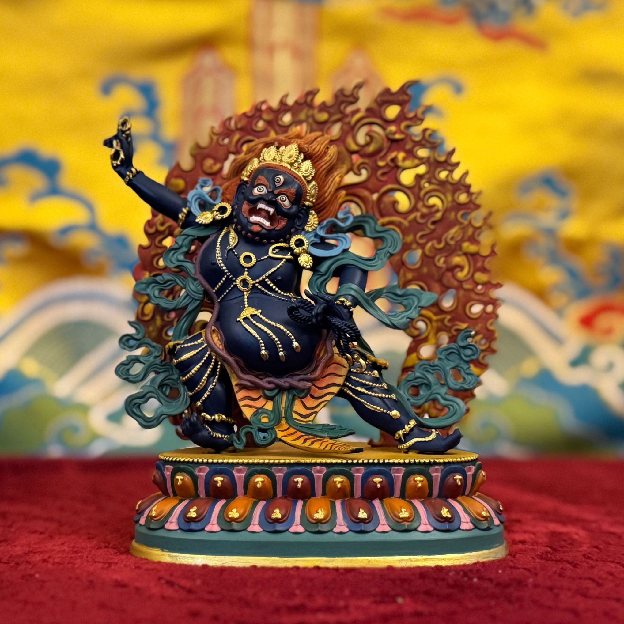 Vajrapani Statue (Hand Painted) Consecrated 15cm