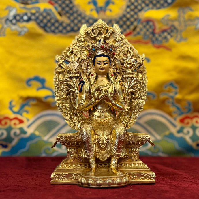 Maitreya Buddha Statue - 21 cm (Consecrated)