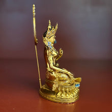 Load image into Gallery viewer, Green Tara Statue - 12cm (Consecrated)