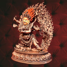 Tải hình ảnh vào trình xem Thư viện, Vajrapani Bhutadamara Statue - 8 Inch handpainted (consecrated)