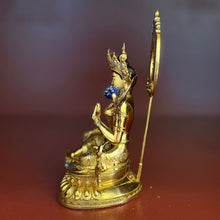 Load image into Gallery viewer, Green Tara Statue - 12cm (Consecrated)