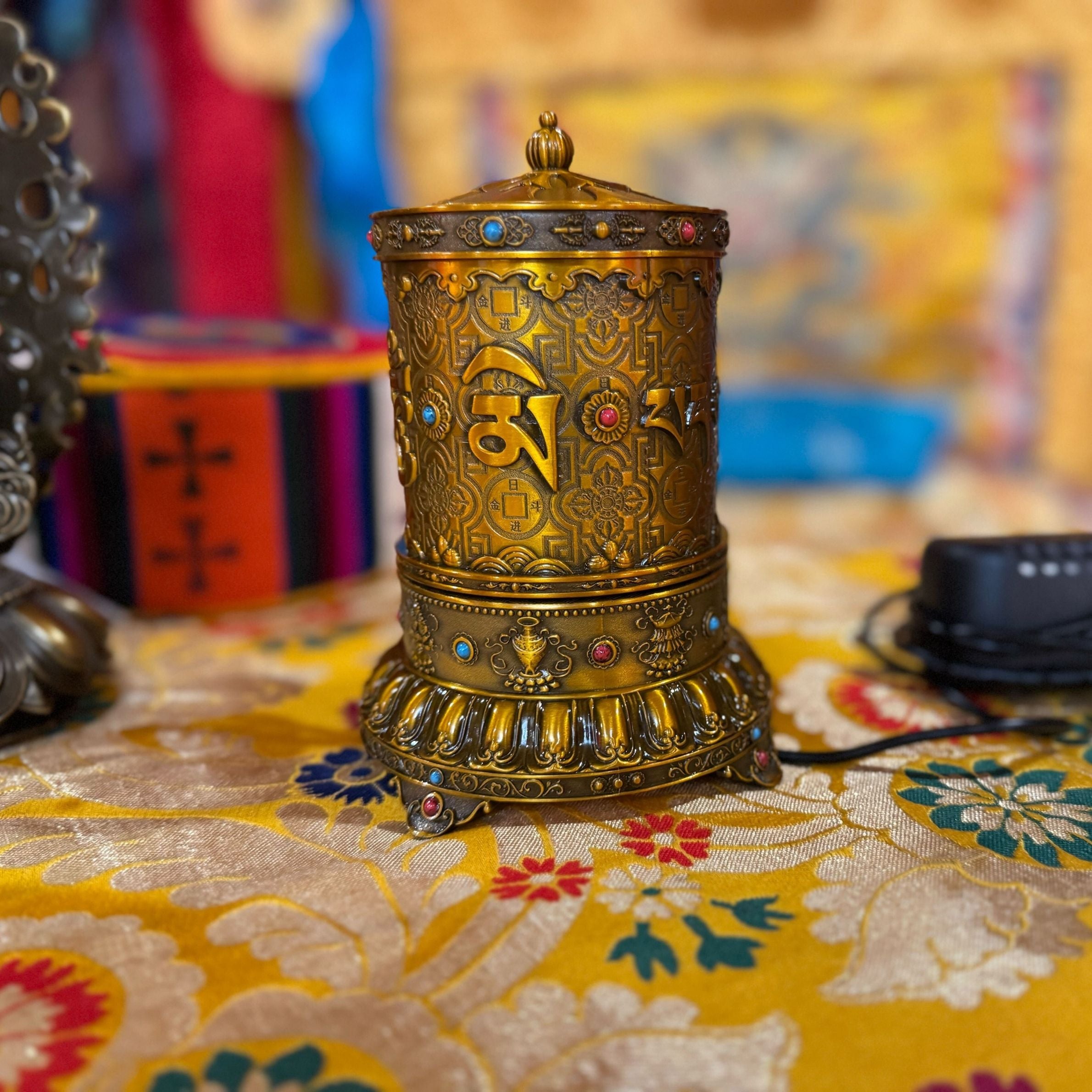 Small Electric Prayer Mani Wheel