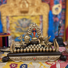 Load image into Gallery viewer, Brass Five-Sense Offering Set