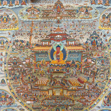 Load image into Gallery viewer, Amitabha Buddha Thangka - Printed