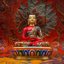 Tải hình ảnh vào trình xem Thư viện, Amitabha Buddha Statue - Hand Painted 3 inch (Consecrated)