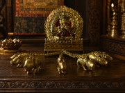 Golden Marichi on Chariot with Pigs Statue (Consecrated)