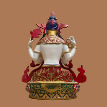 Tải hình ảnh vào trình xem Thư viện, Chenrezig Statue - 5 inch Hand painted (consecrated)
