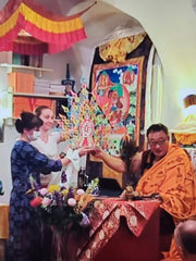 Red Vaisravana Thangka Blessed in 2025 Empowerment on Day of the Horse