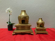 Traditional Tibetan Smoke (Sang) Offering Burner (Brass)