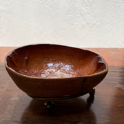 Kapala Skull Cup with Brass Stand