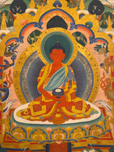 Load image into Gallery viewer, Consecrated Amitabha Thangka- Handpainted