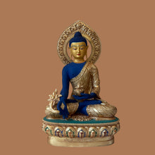 Load image into Gallery viewer, Medicine Buddha Statue with Backplate (Consecrated)