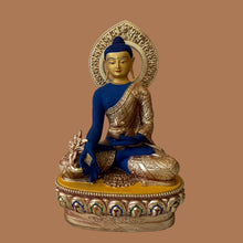 Load image into Gallery viewer, Medicine Buddha Statue with Backplate (Consecrated)