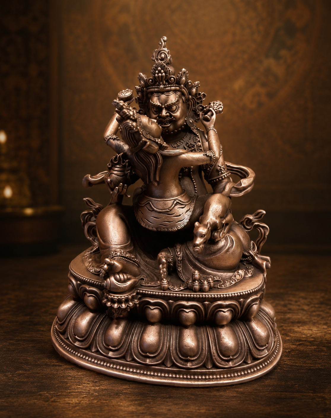 Pre-Order 2027 Red Dzhambhala Statue 10 cm (Consecrated)