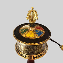 Load image into Gallery viewer, Auspicious Symbol Handheld Prayer Wheel