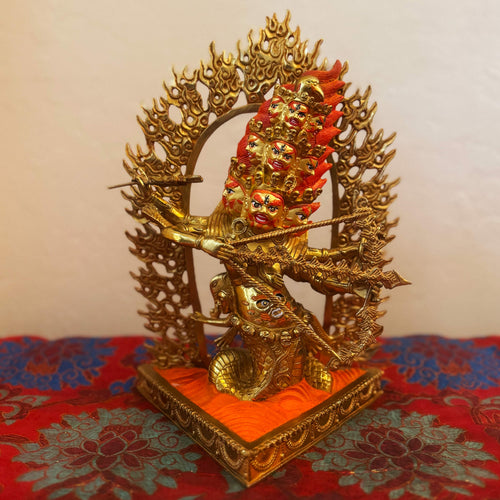 Rahula Statue - Painted (Conserated)