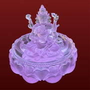 Red Dzambhala Glass Water Offering Set