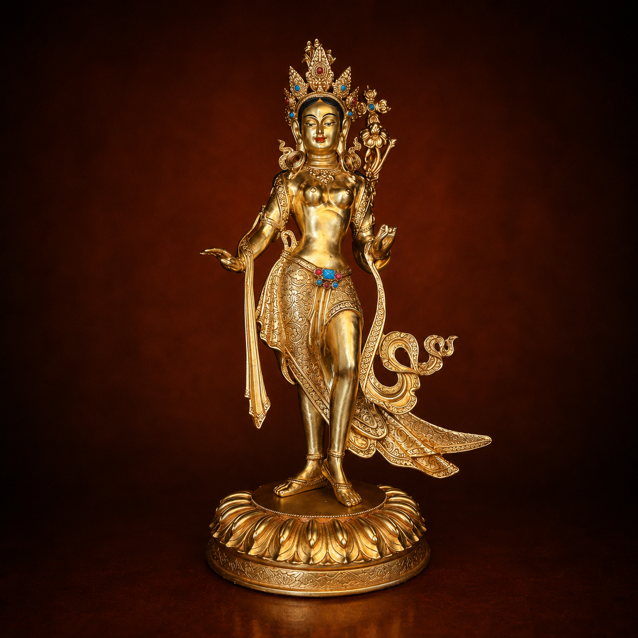 Standing Tara with Double Dorje (Consecrated)