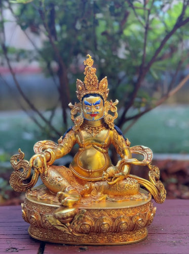 Yellow Dzambhala Statue - 7