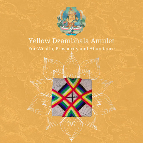 Amulet / Talisman - Yellow Dzambhala Wealth Sungkhor
