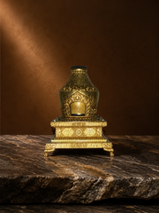 Traditional Tibetan Smoke (Sang) Offering Burner (Brass)