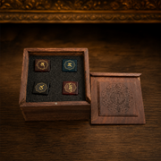 Manjushri & Guan Yin Heart Mantra Mo Dice Set