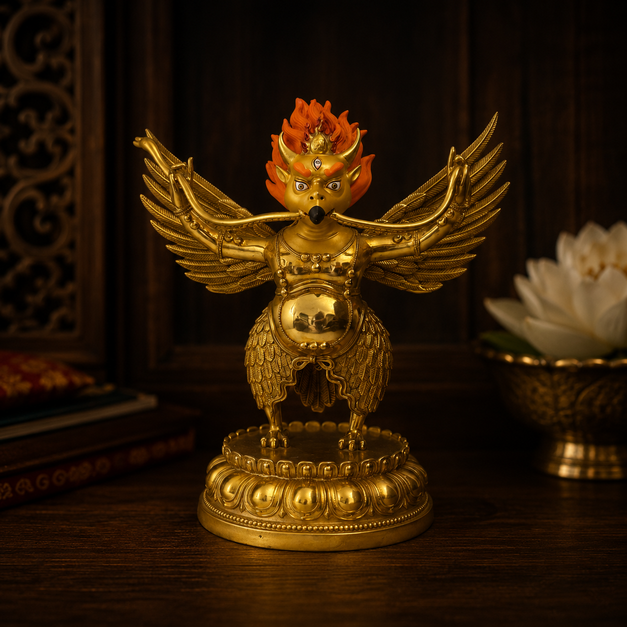 Garuda Statue - Kalachakra Dharma Protector (Consecrated)