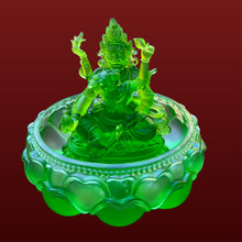 Load image into Gallery viewer, 5 Dzambhalas Glass Water Offering Set