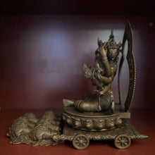 Tải hình ảnh vào trình xem Thư viện, 8 Armed Marichi on Chariot with Pigs Statue (Consecrated)