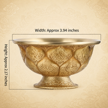 Load image into Gallery viewer, Brass Lotus Offering Bowls