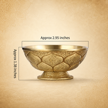 Load image into Gallery viewer, Brass Lotus Offering Bowls