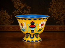 Load image into Gallery viewer, 8 Auspicious Symbols Cloisonné Offering Bowls