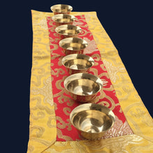 Load image into Gallery viewer, 7 Traditional Brass Offering Bowl Set