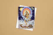 Radiant Goddess Marichi Greeting Card