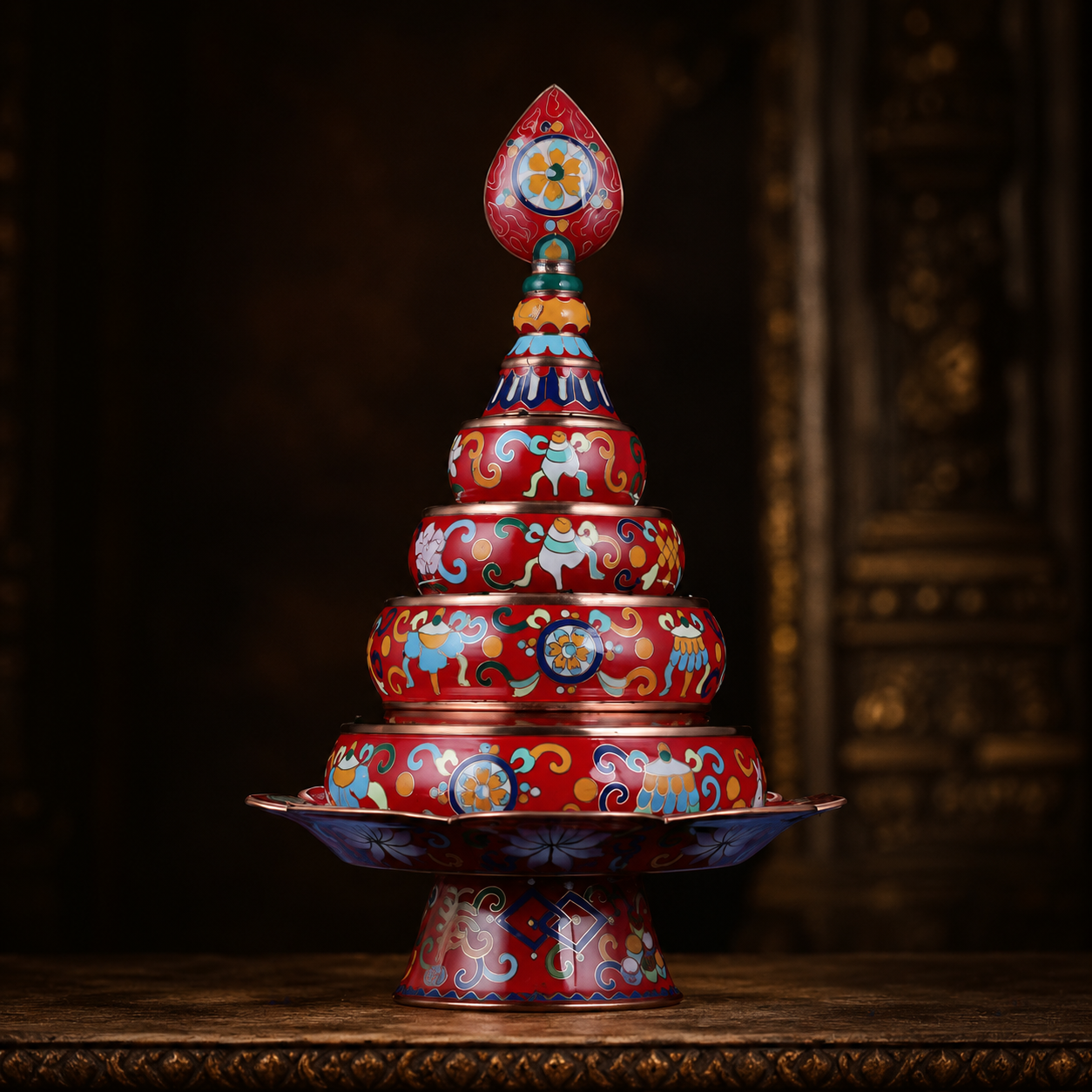 Color cloisonné Mandala Set