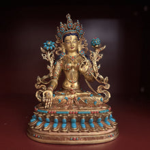 Tải hình ảnh vào trình xem Thư viện, White Tara Statue (Consecrated)