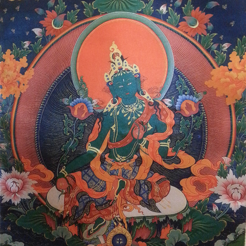 心寶度母 （Cittamani Tara） 唐卡