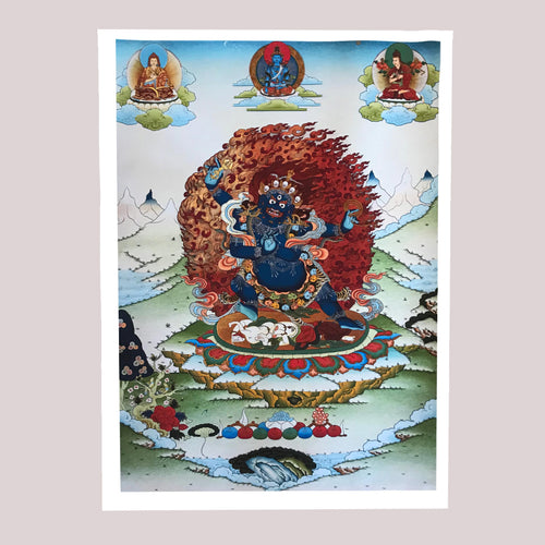 Vajrapani Canvas Print (Bhutadharma)